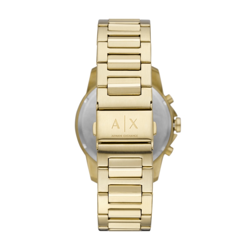 Armani Exchange Men’s Gold-Tone Bracelet Watch