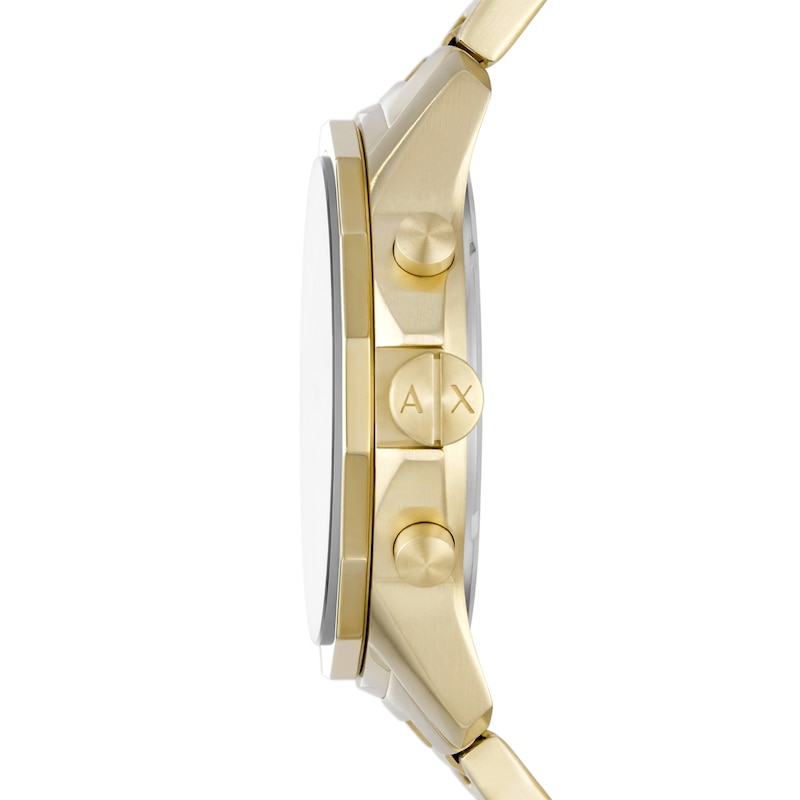 Armani Exchange Men’s Gold-Tone Bracelet Watch