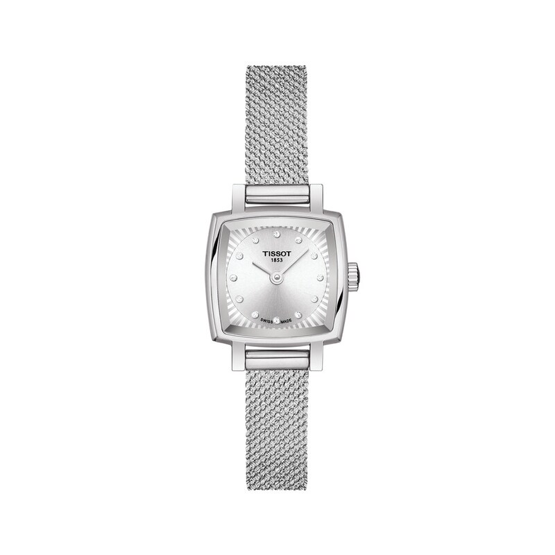 Main Image 1 of Tissot Lovely Diamond Stainless Steel Mesh Bracelet Watch