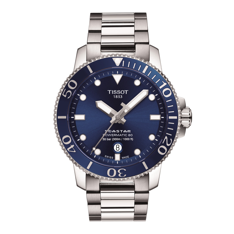 Main Image 1 of Tissot Seastar Men’s Stainless Steel Bracelet Watch