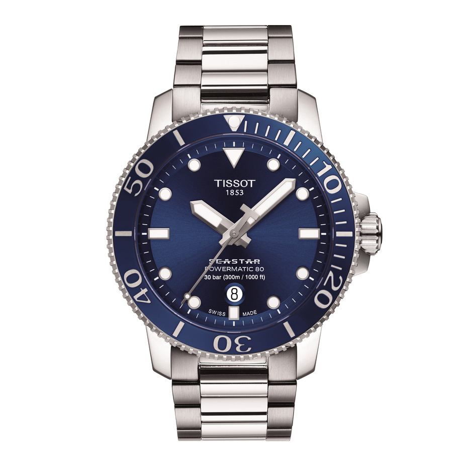 Tissot Seastar Men’s Stainless Steel Bracelet Watch