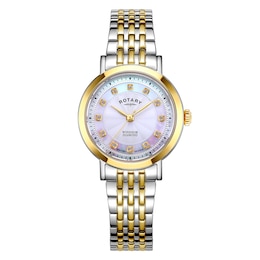Rotary Windsor Diamond Ladies' Two Tone Bracelet Watch