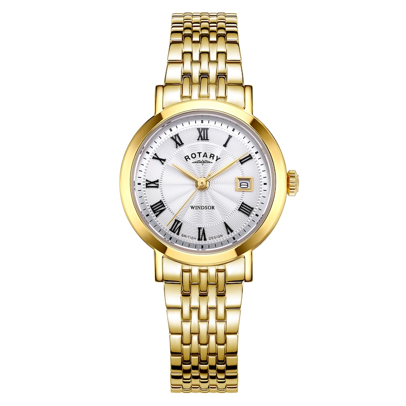 Main Image 1 of Rotary Windsor Ladies' Gold Tone Bracelet Watch