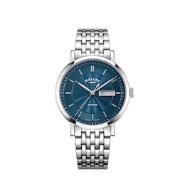 Rotary Windsor Men's Stainless Steel Bracelet Watch