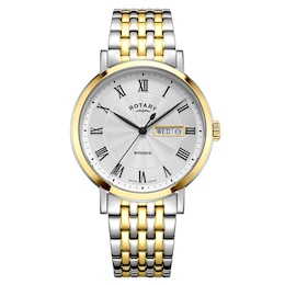 Rotary Windsor Men's Two Tone Bracelet Watch