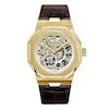 Thumbnail Image 0 of Rotary Regent Skeleton Men's Brown Leather Strap Watch