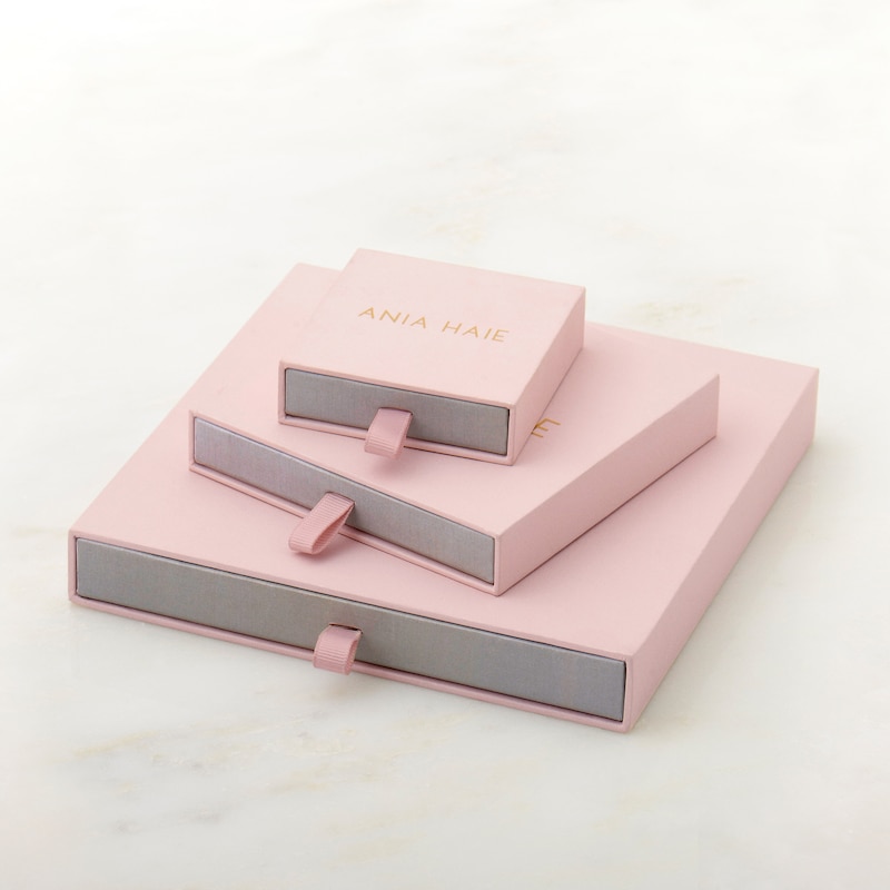 Main Image 3 of Ania Haie 14ct Gold Plated Mother Of Pearl Signet Ring