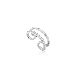 Ania Haie Sterling Silver Spike Cuff