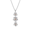 Thumbnail Image 1 of Hot Diamonds Forget Me Not Sterling Silver Drop Pendant