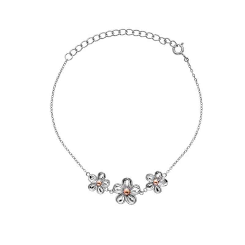 Main Image 1 of Hot Diamonds Forget Me Not Sterling Silver Bracelet