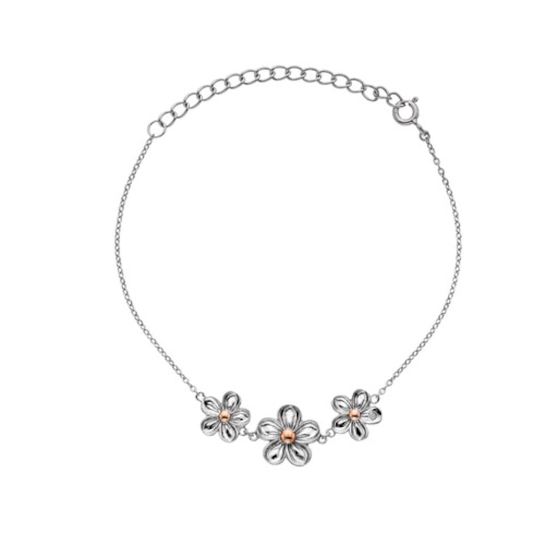 Hot Diamonds Forget Me Not Sterling Silver Bracelet