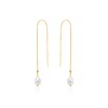 Thumbnail Image 0 of Ania Haie 14ct Gold Plated Pearl Threader Earrings