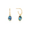 Thumbnail Image 0 of Ania Haie 14ct Gold Plated Tidal Abalone  Mini Hoop Earrings