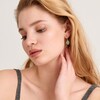 Thumbnail Image 2 of Ania Haie 14ct Gold Plated Tidal Abalone  Mini Hoop Earrings