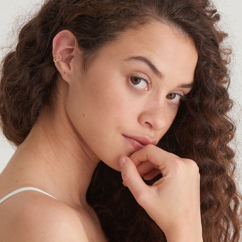 Main Image 2 of Ania Haie 14ct Gold Plated Knot Ear Cuff