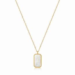 Ania Haie 14ct Gold Plated Evil Eye Pendant Necklace