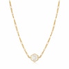 Thumbnail Image 0 of Ania Haie 14ct Gold Plated Compass Figaro Chain Necklace