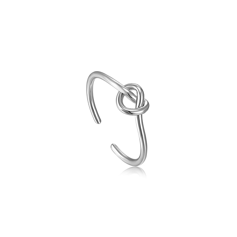 Main Image 1 of Ania Haie Sterling Silver Knot Adjustable Ring