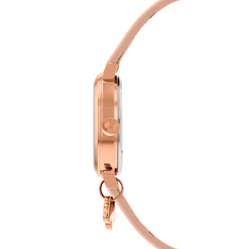 Main Image 2 of Radley Ladies' Crystal Bezel Pink Leather Strap Watch