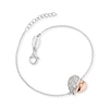 Thumbnail Image 1 of Angel Whisperer Medallion Heartwing Two-Tone Bracelet