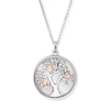 Thumbnail Image 0 of Angel Whisperer Tree Design Three Tone Pendant