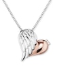 Thumbnail Image 0 of Angel Whisperer Medallion Heartwing Two-Tone Pendant