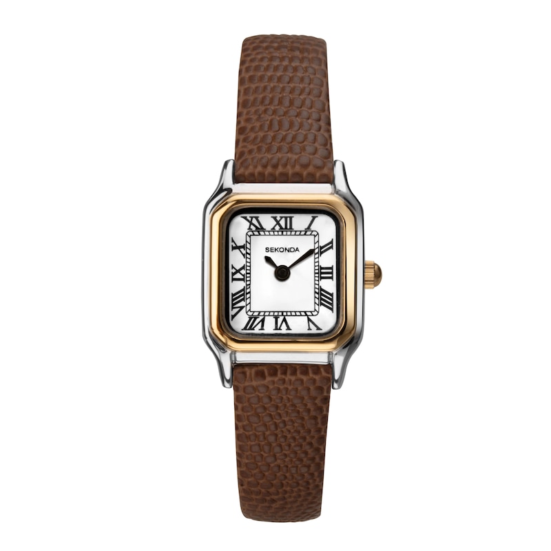 Sekonda Ladies Leather Strap Watch
