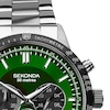 Thumbnail Image 1 of Sekonda Velocity Men's Green Dial Stainless Steel Bracelet Watch