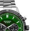 Thumbnail Image 2 of Sekonda Velocity Men's Green Dial Stainless Steel Bracelet Watch