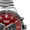 Thumbnail Image 2 of Sekonda Velocity Men's Red Dial Stainless Steel Bracelet Watch