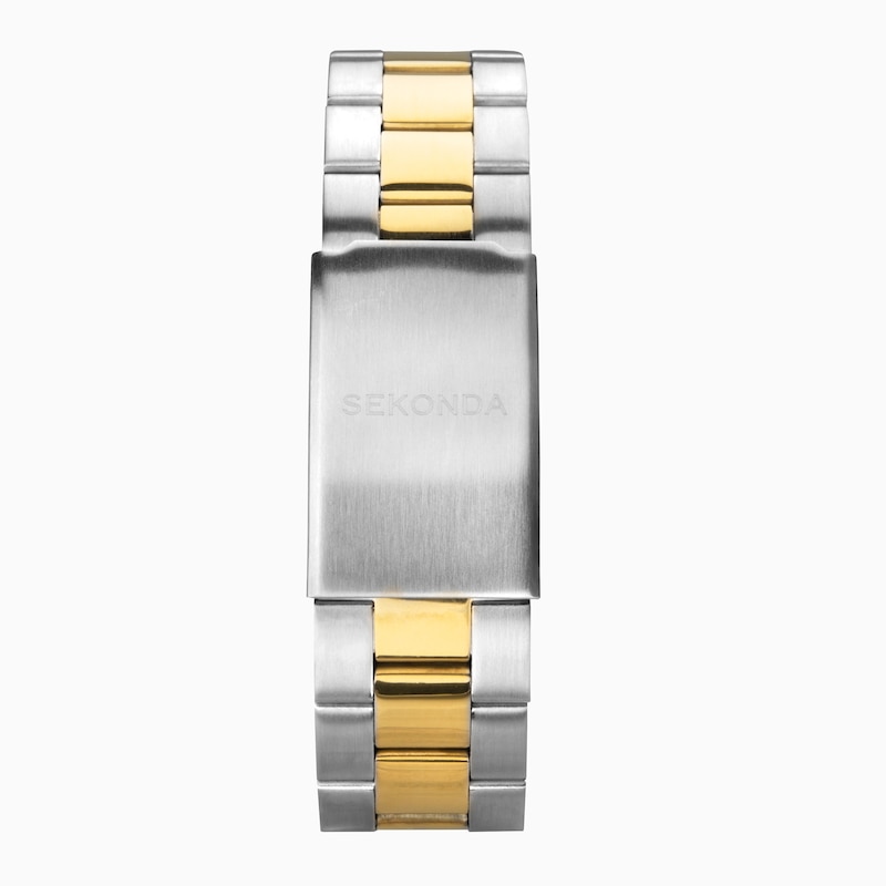 Main Image 5 of Sekonda Caspian Men's Two Tone Grey Dial Stainless Steel Bracelet Watch