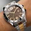 Thumbnail Image 6 of Sekonda Caspian Men's Two Tone Grey Dial Stainless Steel Bracelet Watch