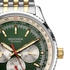 Thumbnail Image 2 of Sekonda Maverick Men's Green Dial Two Tone Stainless Steel Bracelet Watch