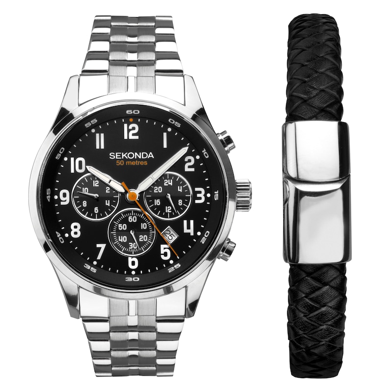 Sekonda Men's Watch & Bracelet Gift Set