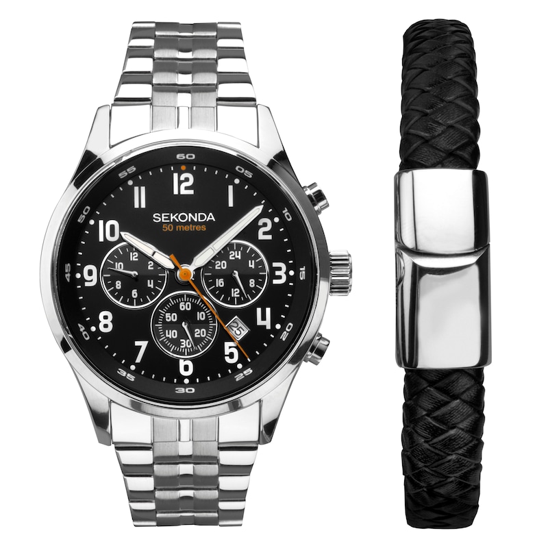 Main Image 1 of Sekonda Men's Watch & Bracelet Gift Set