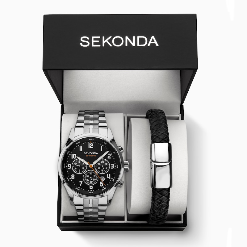 Main Image 2 of Sekonda Men's Watch & Bracelet Gift Set