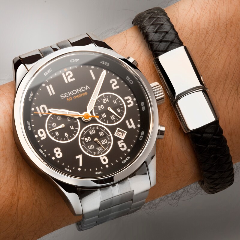 Main Image 3 of Sekonda Men's Watch & Bracelet Gift Set