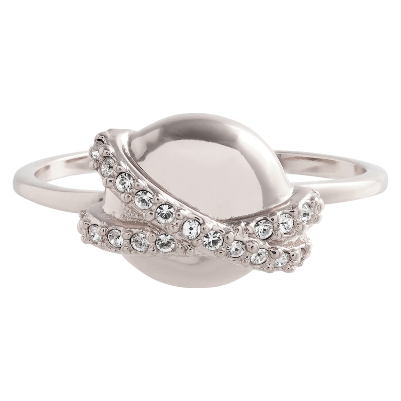 Main Image 1 of Olivia Burton Classics Silver Tone Crystal Planet Ring