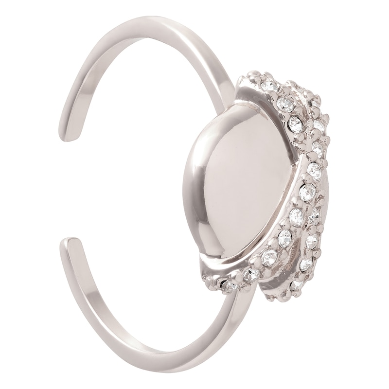 Main Image 2 of Olivia Burton Classics Silver Tone Crystal Planet Ring