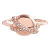 Thumbnail Image 1 of Olivia Burton Classics Rose Gold Tone Crystal Planet Ring