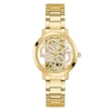 Thumbnail Image 1 of Guess Ladies’ Sparkle Logo Dial Gold Tone Stainless Steel Bracelet Watch