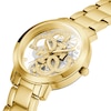 Thumbnail Image 5 of Guess Ladies’ Sparkle Logo Dial Gold Tone Stainless Steel Bracelet Watch