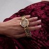 Thumbnail Image 7 of Guess Ladies’ Sparkle Logo Dial Gold Tone Stainless Steel Bracelet Watch