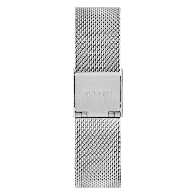 Guess Tapestry Crystal Ladies' Stainless Steel Mesh Strap Watch