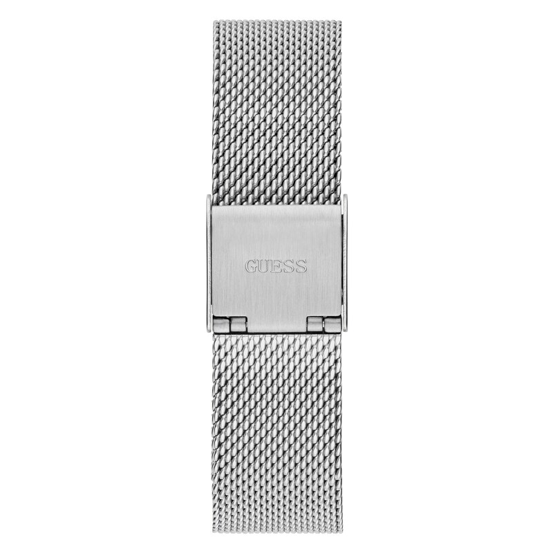 Guess Tapestry Crystal Ladies' Stainless Steel Mesh Strap Watch