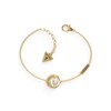 Thumbnail Image 1 of Guess Stainless Steel Moon Shape Gold Plated Crystal Bracelet