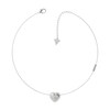 Thumbnail Image 1 of Guess Stainless Steel Crystal Heart Shape Necklace
