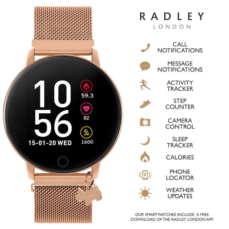 Radley Series 5 Smart Ladies' Mesh Bracelet Smartwatch
