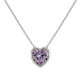 Radley Amy Cubic Zirconia Sterling Silver Heart Necklace