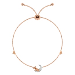 Radley Rose Gold Tone Dog & Moon Bracelet
